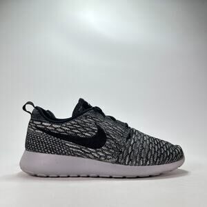 Nike Roshe One Flyknit Cool Grey Casual Sneakers Shoes 704927-007 Women's Size 9
